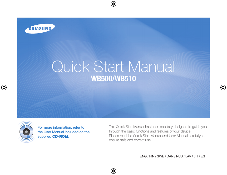 Инструкция по эксплуатации Samsung WB510 | 84 страницы