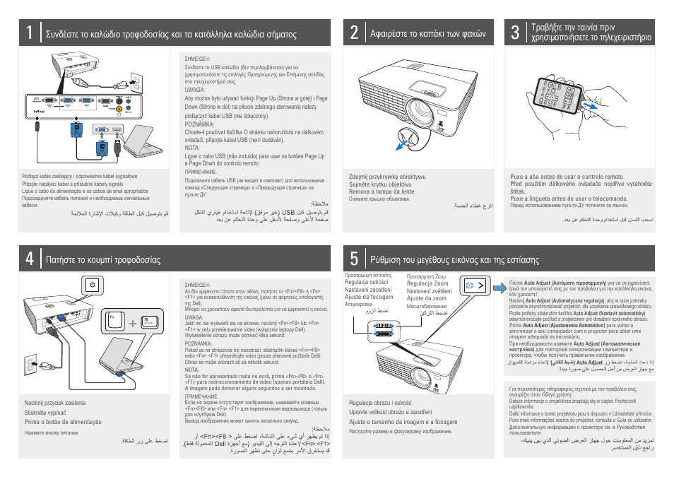Инструкция по эксплуатации Dell 1430X Projector | 2 страницы