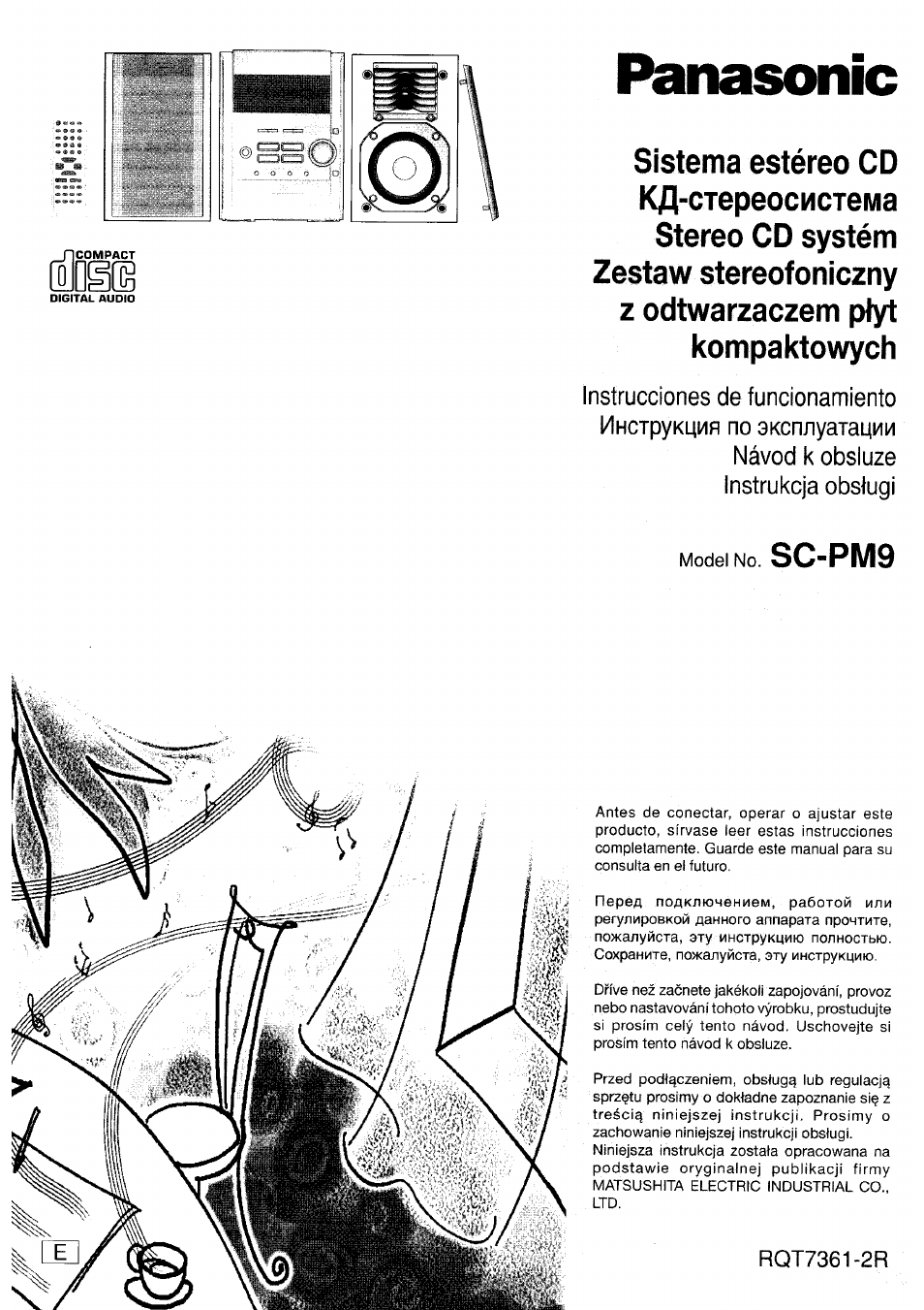 Инструкция по эксплуатации Panasonic SC-PM9 | 41 cтраница
